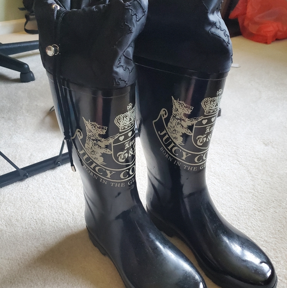 Juicy Couture Rain Boots sz8